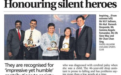 Honouring silent heroes – newspaper article