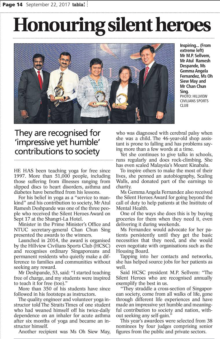 Honouring Silent Heroes Newspaper Article Singapore Silent Heroes Ordinary Humans Extraordinary Humanity