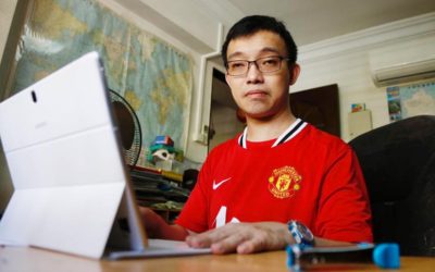 S’porean with cerebral palsy pays it forward